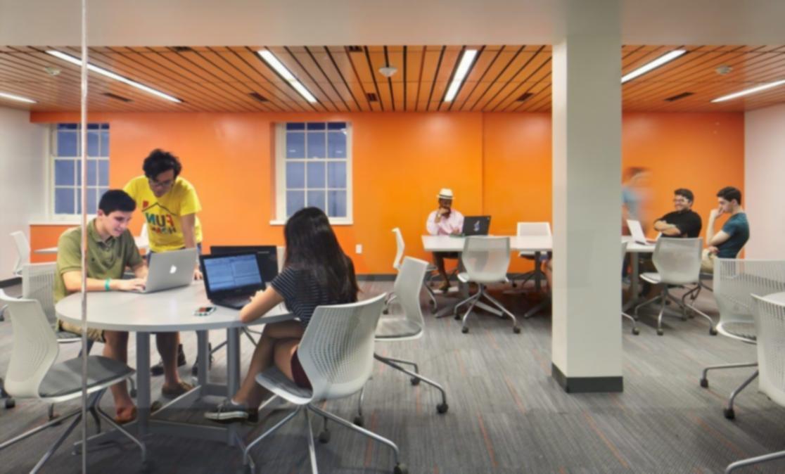 Professional business consultation workspace with modern planning materials